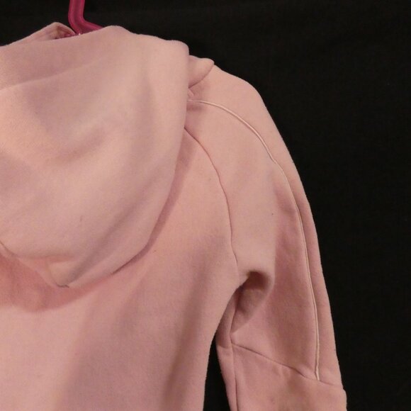 PUMA | small (6) girls | Pink Hoodie With Pockets | Bold PUMA glitter logo - Picture 12 of 16